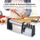4-in-1 Knife & Scissor Sharpener Tungsten Steel/Emery/Ceramic 4-stage Coarse Medium Fine Blade Sharpener Professional for Home Outdoor Camping Traveling Sharpening Tool 4-in-1 Knife & Scissor Sharpener Tungsten Steel/Emery/Ceramic 4-stage Coarse Medium Fine Blade Sharpener Professional for Home Outdoor Camping Traveling Sharpening Tool