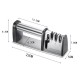 4-in-1 Knife & Scissor Sharpener Tungsten Steel/Emery/Ceramic 4-stage Coarse Medium Fine Blade Sharpener Professional for Home Outdoor Camping Traveling Sharpening Tool 4-in-1 Knife & Scissor Sharpener Tungsten Steel/Emery/Ceramic 4-stage Coarse Medium Fine Blade Sharpener Professional for Home Outdoor Camping Traveling Sharpening Tool