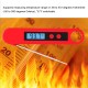 Meat Thermometer Food Thermometer Digital Instant Read Thermometer LCD Display with Backlight Waterproof Thermometer for Kitchen BBQ Grill Milk Water Meat Thermometer Food Thermometer Digital Instant Read Thermometer LCD Display with Backlight Waterproof Thermometer for Kitchen BBQ Grill Milk Water
