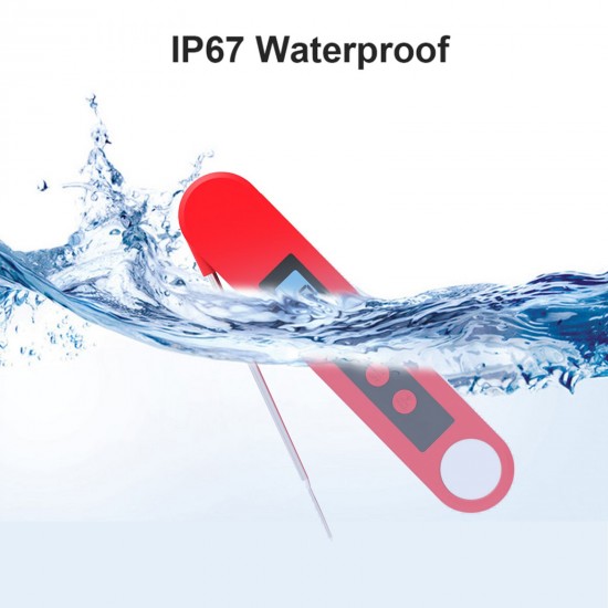 Meat Thermometer Food Thermometer Digital Instant Read Thermometer LCD Display with Backlight Waterproof Thermometer for Kitchen BBQ Grill Milk Water Meat Thermometer Food Thermometer Digital Instant Read Thermometer LCD Display with Backlight Waterproof Thermometer for Kitchen BBQ Grill Milk Water