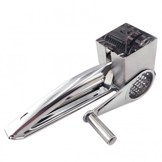 Manual Rotary Cheese Grater Stainless Steel Handheld Rotary Slicer Shredding Grinder for Grating Hard Cheese Chocolate Nuts Party Dessert Restaurant Kitchen Gadgets Manual Rotary Cheese Grater Stainless Steel Handheld Rotary Slicer Shredding Grinder for Grating Hard Cheese Chocolate Nuts Party Dessert Restaurant Kitchen Gadgets
