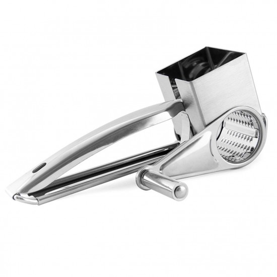 Manual Rotary Cheese Grater Stainless Steel Handheld Rotary Slicer Shredding Grinder for Grating Hard Cheese Chocolate Nuts Party Dessert Restaurant Kitchen Gadgets Manual Rotary Cheese Grater Stainless Steel Handheld Rotary Slicer Shredding Grinder for Grating Hard Cheese Chocolate Nuts Party Dessert Restaurant Kitchen Gadgets