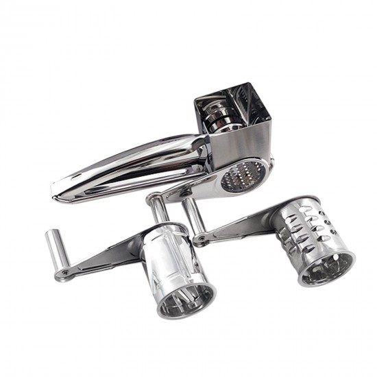 Manual Rotary Cheese Grater Stainless Steel Handheld Rotary Slicer Shredding Grinder for Grating Hard Cheese Chocolate Nuts Party Dessert Restaurant Kitchen Gadgets Manual Rotary Cheese Grater Stainless Steel Handheld Rotary Slicer Shredding Grinder for Grating Hard Cheese Chocolate Nuts Party Dessert Restaurant Kitchen Gadgets