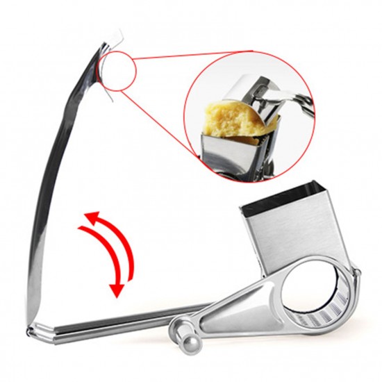 Manual Rotary Cheese Grater Stainless Steel Handheld Rotary Slicer Shredding Grinder for Grating Hard Cheese Chocolate Nuts Party Dessert Restaurant Kitchen Gadgets Manual Rotary Cheese Grater Stainless Steel Handheld Rotary Slicer Shredding Grinder for Grating Hard Cheese Chocolate Nuts Party Dessert Restaurant Kitchen Gadgets