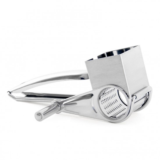 Manual Rotary Cheese Grater Stainless Steel Handheld Rotary Slicer Shredding Grinder for Grating Hard Cheese Chocolate Nuts Party Dessert Restaurant Kitchen Gadgets Manual Rotary Cheese Grater Stainless Steel Handheld Rotary Slicer Shredding Grinder for Grating Hard Cheese Chocolate Nuts Party Dessert Restaurant Kitchen Gadgets