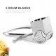 Manual Rotary Cheese Grater Stainless Steel Handheld Rotary Slicer Shredding Grinder for Grating Hard Cheese Chocolate Nuts Party Dessert Restaurant Kitchen Gadgets Manual Rotary Cheese Grater Stainless Steel Handheld Rotary Slicer Shredding Grinder for Grating Hard Cheese Chocolate Nuts Party Dessert Restaurant Kitchen Gadgets