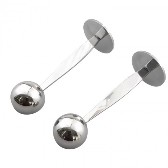 2 IN 1 Stainless Steel Coffee Measuring Scoop Tamper Espresso Coffee Bean Hammer Spoon Coffee & Tea Tools Measuring Tamping Scoop for Cafe Shop Home Kitchen Office 2 IN 1 Stainless Steel Coffee Measuring Scoop Tamper Espresso Coffee Bean Hammer Spoon Coffee & Tea Tools Measuring Tamping Scoop for Cafe Shop Home Kitchen Office