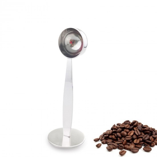 2 IN 1 Stainless Steel Coffee Measuring Scoop Tamper Espresso Coffee Bean Hammer Spoon Coffee & Tea Tools Measuring Tamping Scoop for Cafe Shop Home Kitchen Office 2 IN 1 Stainless Steel Coffee Measuring Scoop Tamper Espresso Coffee Bean Hammer Spoon Coffee & Tea Tools Measuring Tamping Scoop for Cafe Shop Home Kitchen Office