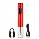 Electric Wine Opener with Foil Cutter Easy Operation Portable 2800mAh Rechargeable Wine Opener Automatic Electric Wine Bottle Corkscrew for Home Party Bar Restaurant Electric Wine Opener with Foil Cutter Easy Operation Portable 2800mAh Rechargeable Wine Opener Automatic Electric Wine Bottle Corkscrew for Home Party Bar Restaurant