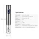 Electric Wine Opener with Foil Cutter Easy Operation Portable 2800mAh Rechargeable Wine Opener Automatic Electric Wine Bottle Corkscrew for Home Party Bar Restaurant Electric Wine Opener with Foil Cutter Easy Operation Portable 2800mAh Rechargeable Wine Opener Automatic Electric Wine Bottle Corkscrew for Home Party Bar Restaurant