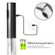Electric Wine Opener with Foil Cutter Easy Operation Portable 2800mAh Rechargeable Wine Opener Automatic Electric Wine Bottle Corkscrew for Home Party Bar Restaurant Electric Wine Opener with Foil Cutter Easy Operation Portable 2800mAh Rechargeable Wine Opener Automatic Electric Wine Bottle Corkscrew for Home Party Bar Restaurant