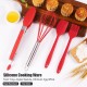 4 PCS Silicone Kitchen Utensils Set Egg Whisk Angled Spatula Oil Brush Food Tong Heat Resistant Cooking Wares Scratch-free Kitchen Baking Utensils Easy to Clean for Home Restaurants Hotels 4 PCS Silicone Kitchen Utensils Set Egg Whisk Angled Spatula Oil Brush Food Tong Heat Resistant Cooking Wares Scratch-free Kitchen Baking Utensils Easy to Clean for Home Restaurants Hotels