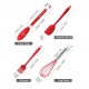4 PCS Silicone Kitchen Utensils Set Egg Whisk Angled Spatula Oil Brush Food Tong Heat Resistant Cooking Wares Scratch-free Kitchen Baking Utensils Easy to Clean for Home Restaurants Hotels 4 PCS Silicone Kitchen Utensils Set Egg Whisk Angled Spatula Oil Brush Food Tong Heat Resistant Cooking Wares Scratch-free Kitchen Baking Utensils Easy to Clean for Home Restaurants Hotels
