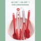 4 PCS Silicone Kitchen Utensils Set Egg Whisk Angled Spatula Oil Brush Food Tong Heat Resistant Cooking Wares Scratch-free Kitchen Baking Utensils Easy to Clean for Home Restaurants Hotels 4 PCS Silicone Kitchen Utensils Set Egg Whisk Angled Spatula Oil Brush Food Tong Heat Resistant Cooking Wares Scratch-free Kitchen Baking Utensils Easy to Clean for Home Restaurants Hotels