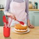 4 PCS Silicone Kitchen Utensils Set Egg Whisk Angled Spatula Oil Brush Food Tong Heat Resistant Cooking Wares Scratch-free Kitchen Baking Utensils Easy to Clean for Home Restaurants Hotels 4 PCS Silicone Kitchen Utensils Set Egg Whisk Angled Spatula Oil Brush Food Tong Heat Resistant Cooking Wares Scratch-free Kitchen Baking Utensils Easy to Clean for Home Restaurants Hotels
