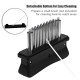 Meat Tenderizer with 48 Stainless Steel Needle Blades Meat Tenderizing and Marinate Tool Kitchen Tenderizers Cooking Grilling BBQ Marinade Flavor Maximizer Meat Tenderizer with 48 Stainless Steel Needle Blades Meat Tenderizing and Marinate Tool Kitchen Tenderizers Cooking Grilling BBQ Marinade Flavor Maximizer