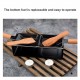 Cheese Raclette Set Cheese Melter Pan Non-Stick Raclette Grill Set Portable Candlelight Raclette with Spatula Home Metal Kitchen Grilling Tool with Wood Handle Cheese Raclette Set Cheese Melter Pan Non-Stick Raclette Grill Set Portable Candlelight Raclette with Spatula Home Metal Kitchen Grilling Tool with Wood Handle