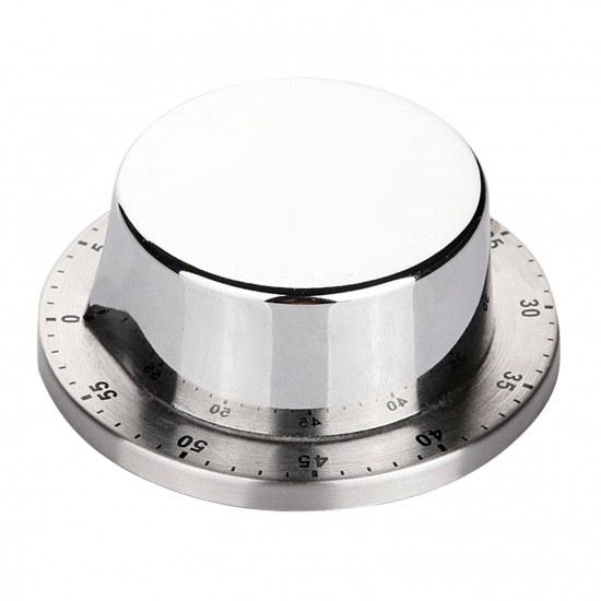 Kitchen Timer Stainless Steel Cooking Timer Clock with Alarm Magnetic Countdown Reminder Mechanical Manual Timers 60 Minutes Timing No Batteries Required Kitchen Timer Stainless Steel Cooking Timer Clock with Alarm Magnetic Countdown Reminder Mechanical Manual Timers 60 Minutes Timing No Batteries Required