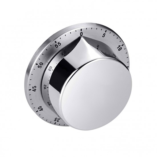 Kitchen Timer Stainless Steel Cooking Timer Clock with Alarm Magnetic Countdown Reminder Mechanical Manual Timers 60 Minutes Timing No Batteries Required Kitchen Timer Stainless Steel Cooking Timer Clock with Alarm Magnetic Countdown Reminder Mechanical Manual Timers 60 Minutes Timing No Batteries Required