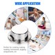 Kitchen Timer Stainless Steel Cooking Timer Clock with Alarm Magnetic Countdown Reminder Mechanical Manual Timers 60 Minutes Timing No Batteries Required Kitchen Timer Stainless Steel Cooking Timer Clock with Alarm Magnetic Countdown Reminder Mechanical Manual Timers 60 Minutes Timing No Batteries Required