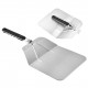 Stainless Steel Pizza Peel with Foldable Handle Pizza Spatula for Oven Pizza Paddle for Baking Homemade Pizza Bread Stainless Steel Pizza Peel with Foldable Handle Pizza Spatula for Oven Pizza Paddle for Baking Homemade Pizza Bread