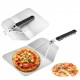 Stainless Steel Pizza Peel with Foldable Handle Pizza Spatula for Oven Pizza Paddle for Baking Homemade Pizza Bread Stainless Steel Pizza Peel with Foldable Handle Pizza Spatula for Oven Pizza Paddle for Baking Homemade Pizza Bread
