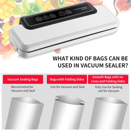 Vacuum Sealer Machine Compact Food Sealer Automatic Food Food Preservation Machine Dry & Wet Food Modes 10 Vacuum Bags Vacuum Sealer Machine Compact Food Sealer Automatic Food Food Preservation Machine Dry & Wet Food Modes 10 Vacuum Bags