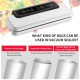Vacuum Sealer Machine Compact Food Sealer Automatic Food Food Preservation Machine Dry & Wet Food Modes 10 Vacuum Bags Vacuum Sealer Machine Compact Food Sealer Automatic Food Food Preservation Machine Dry & Wet Food Modes 10 Vacuum Bags