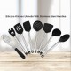 8PCS Silica Gel Kitchen Suit Stainless Steel Handle Kitchen Tool Suit For Non-Stick Pan Shovel And Spoon 8PCS Silica Gel Kitchen Suit Stainless Steel Handle Kitchen Tool Suit For Non-Stick Pan Shovel And Spoon