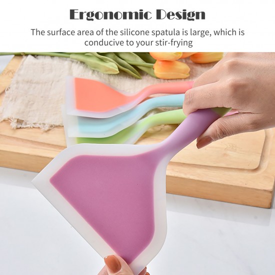 Silicone Spatula Food-Grade Safe Spatula Turner Nonstick Kitchen Spatula Versatile Tools for Cooking Baking Mixing Silicone Spatula Food-Grade Safe Spatula Turner Nonstick Kitchen Spatula Versatile Tools for Cooking Baking Mixing