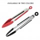 Silicone Kitchen Tongs, Serving Tongs for cooking, High Heat Resistant to 230°C, Stainless Steel Metal Food Tongs with Non-Stick Silicone Tips(16 inch,Red) Silicone Kitchen Tongs, Serving Tongs for cooking, High Heat Resistant to 230°C, Stainless Steel Metal Food Tongs with Non-Stick Silicone Tips(16 inch,Red)
