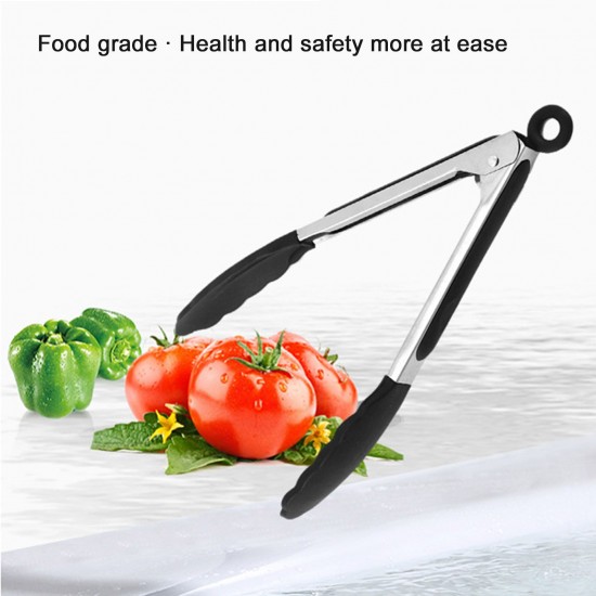 Silicone Kitchen Tongs, Serving Tongs for cooking, High Heat Resistant to 230°C, Stainless Steel Metal Food Tongs with Non-Stick Silicone Tips(16 inch,Red) Silicone Kitchen Tongs, Serving Tongs for cooking, High Heat Resistant to 230°C, Stainless Steel Metal Food Tongs with Non-Stick Silicone Tips(16 inch,Red)