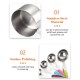 5PC Measuring Spoons Set for Dry and Liquid Ingredients Cooking Baking Utensils Stainless Steel Heat-Resistant Cookware Set Kitchen Gadgets 5PC Measuring Spoons Set for Dry and Liquid Ingredients Cooking Baking Utensils Stainless Steel Heat-Resistant Cookware Set Kitchen Gadgets