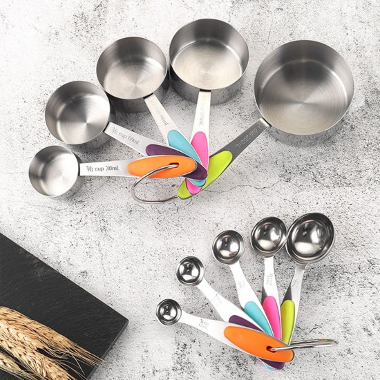 5PC Measuring Spoons Set for Dry and Liquid Ingredients Cooking Baking Utensils Stainless Steel Heat-Resistant Cookware Set Kitchen Gadgets 5PC Measuring Spoons Set for Dry and Liquid Ingredients Cooking Baking Utensils Stainless Steel Heat-Resistant Cookware Set Kitchen Gadgets