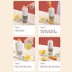 180mL Portable Juicer Compact Slow Juicer USB Masticating Juicer for Fruit Vegetable Juicer Extractor Press Juicer Portable Small Juicer for Outdoor Travel Office Home Baby Food 180mL Portable Juicer Compact Slow Juicer USB Masticating Juicer for Fruit Vegetable Juicer Extractor Press Juicer Portable Small Juicer for Outdoor Travel Office Home Baby Food