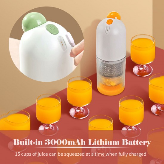 180mL Portable Juicer Compact Slow Juicer USB Masticating Juicer for Fruit Vegetable Juicer Extractor Press Juicer Portable Small Juicer for Outdoor Travel Office Home Baby Food 180mL Portable Juicer Compact Slow Juicer USB Masticating Juicer for Fruit Vegetable Juicer Extractor Press Juicer Portable Small Juicer for Outdoor Travel Office Home Baby Food