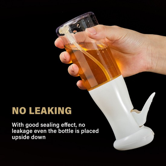 Plastic Oil Sprayer 200ml Oil Dispenser with Brushes Portable Refillable Spray Bottle for Vinegar Cooking Wine Soy Sauce Cooking Baking Grilling Plastic Oil Sprayer 200ml Oil Dispenser with Brushes Portable Refillable Spray Bottle for Vinegar Cooking Wine Soy Sauce Cooking Baking Grilling