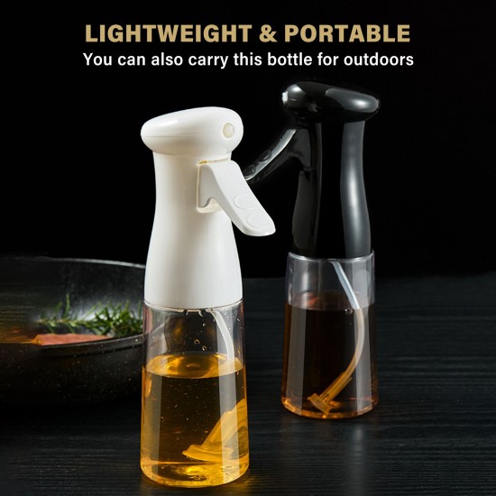 Plastic Oil Sprayer 200ml Oil Dispenser with Brushes Portable Refillable Spray Bottle for Vinegar Cooking Wine Soy Sauce Cooking Baking Grilling Plastic Oil Sprayer 200ml Oil Dispenser with Brushes Portable Refillable Spray Bottle for Vinegar Cooking Wine Soy Sauce Cooking Baking Grilling