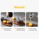 Lemon Squeezer Metal Squeezer Bowl Lime Squeezer Manual Citrus Press Juicer for Orange Citrus Fruit Juicer Wood Non-Slip Grips Lemon Squeezer Metal Squeezer Bowl Lime Squeezer Manual Citrus Press Juicer for Orange Citrus Fruit Juicer Wood Non-Slip Grips