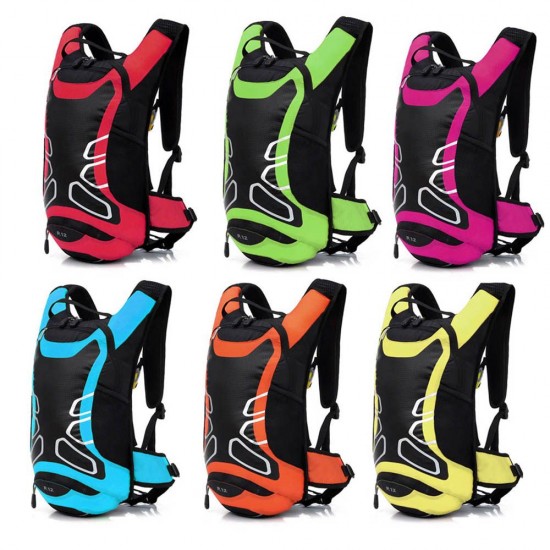 12L Waterproof Cycling Bicycle Bike Shoulder Backpack Ultralight Sport Outdoor Riding Travel Mountaineering Hydration Water Bag 12L Waterproof Cycling Bicycle Bike Shoulder Backpack Ultralight Sport Outdoor Riding Travel Mountaineering Hydration Water Bag
