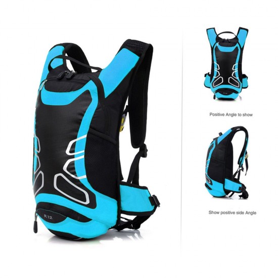 12L Waterproof Cycling Bicycle Bike Shoulder Backpack Ultralight Sport Outdoor Riding Travel Mountaineering Hydration Water Bag 12L Waterproof Cycling Bicycle Bike Shoulder Backpack Ultralight Sport Outdoor Riding Travel Mountaineering Hydration Water Bag