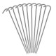 6pcs/10pcs Titanium Tent Pegs Titanium Tent Nails Outdoor Camping Tent Stakes Bend Hook 6pcs/10pcs Titanium Tent Pegs Titanium Tent Nails Outdoor Camping Tent Stakes Bend Hook