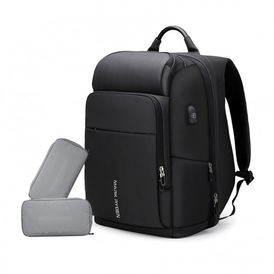 MARK RYDEN Large Capacity Anti-Thief Multifunctional Business Laptop Bag Waterproof USB Charging Outdoor Men Backpack With 2 Custom Parcel MARK RYDEN Large Capacity Anti-Thief Multifunctional Business Laptop Bag Waterproof USB Charging Outdoor Men Backpack With 2 Custom Parcel