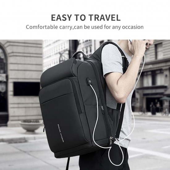 MARK RYDEN Large Capacity Anti-Thief Multifunctional Business Laptop Bag Waterproof USB Charging Outdoor Men Backpack With 2 Custom Parcel MARK RYDEN Large Capacity Anti-Thief Multifunctional Business Laptop Bag Waterproof USB Charging Outdoor Men Backpack With 2 Custom Parcel