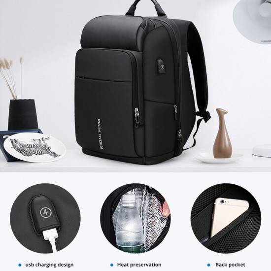 MARK RYDEN Large Capacity Anti-Thief Multifunctional Business Laptop Bag Waterproof USB Charging Outdoor Men Backpack With 2 Custom Parcel MARK RYDEN Large Capacity Anti-Thief Multifunctional Business Laptop Bag Waterproof USB Charging Outdoor Men Backpack With 2 Custom Parcel