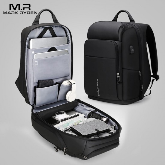 MARK RYDEN Large Capacity Anti-Thief Multifunctional Business Laptop Bag Waterproof USB Charging Outdoor Men Backpack With 2 Custom Parcel MARK RYDEN Large Capacity Anti-Thief Multifunctional Business Laptop Bag Waterproof USB Charging Outdoor Men Backpack With 2 Custom Parcel