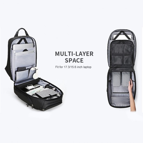 MARK RYDEN Large Capacity Anti-Thief Multifunctional Business Laptop Bag Waterproof USB Charging Outdoor Men Backpack With 2 Custom Parcel MARK RYDEN Large Capacity Anti-Thief Multifunctional Business Laptop Bag Waterproof USB Charging Outdoor Men Backpack With 2 Custom Parcel
