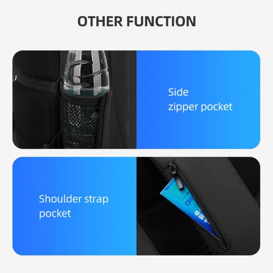 Mark Ryden Portable Fashion Business Leisure Anti-Theft Waterproof USB Charge Large Capacity Men Single-Shoulder Bag Mark Ryden Portable Fashion Business Leisure Anti-Theft Waterproof USB Charge Large Capacity Men Single-Shoulder Bag