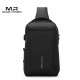 Mark Ryden Portable Fashion Business Leisure Anti-Theft Waterproof USB Charge Large Capacity Men Single-Shoulder Bag Mark Ryden Portable Fashion Business Leisure Anti-Theft Waterproof USB Charge Large Capacity Men Single-Shoulder Bag