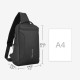 Mark Ryden Portable Fashion Business Leisure Anti-Theft Waterproof USB Charge Large Capacity Men Single-Shoulder Bag Mark Ryden Portable Fashion Business Leisure Anti-Theft Waterproof USB Charge Large Capacity Men Single-Shoulder Bag